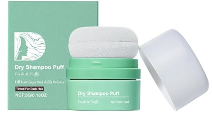 Shampoo secco colorato in spugna per capelli scuri | Riempi le zone vuote e dona volume istantaneo