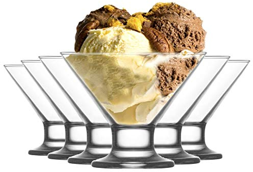 Coupes en Verre Crema - pour Glace/Dessert - 165 ML - Lot de 12