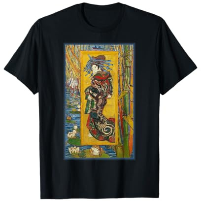 Courtisane Van Gogh Art Japonais Peinture Impressionniste T-Shirt