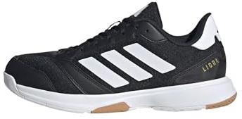 Adidas Mens Ligra 8 Indoor Volleyball, Black/White/White, 14