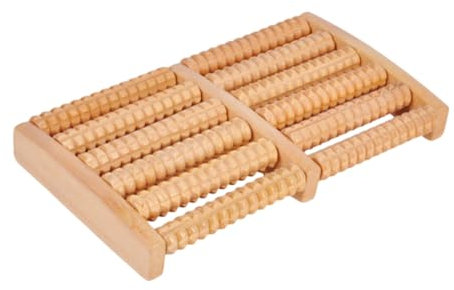 Beaupretty Holzrollenmassagegerät Für Füße Fußmassagerolle Aus Holz Lindert Muskelverspannungen Fördert Durchblutung Position Für Akupunkturmassage