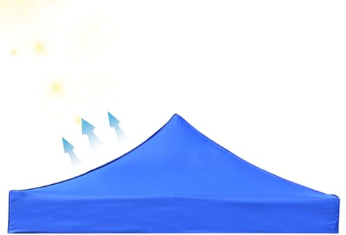 Pavillon Deckungen Ersatz 10 x 10 Fuß Baldachin Ersatz wasserdicht ＆ Anti -UV -Baldachin Zelt