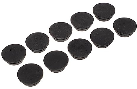 NUOBESTY Lot de 10 Bouchons Évacuation Climatiseur en Caoutchouc Noir, Diamètre 20mm, Fiables et Pratiques pour Unité Extérieure de Climatisation