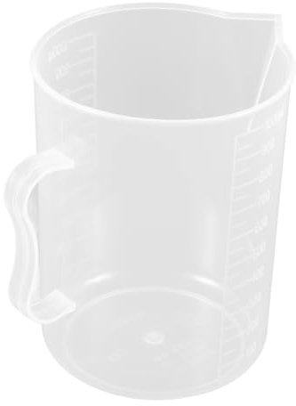 Cabilock Misurino in Plastica Per Liquidi Brocca Graduata Per Olio Misurini Per Liquidi Contenitore Per Misurazione Olio Per Autoveicoli