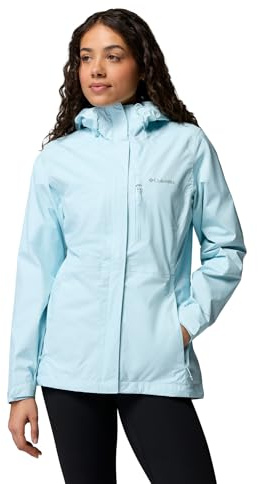 Columbia Pouring Adventure 3 - Giacca impermeabile da donna, colore blu marino, M