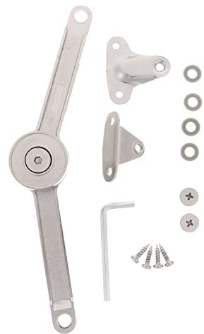 QUMIIRITY 1 juego Soporte Hidráulico de para Armarios y Muebles Amortiguador para Puertas de Cocina Diseño de Alta Gama y Instalación para Puertas Abatibles y Ventanas