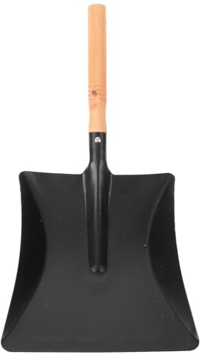 Veemoon Pala Pequeña para Cavar Tierra Mango de Madera y Hierro, Ligera y Fácil de Transportar para Jardinería y Plantas de Exterior