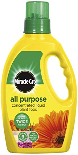 Miracle-Gro – Fertilizante líquido para plantas concentrado 1L 9 nutrientes