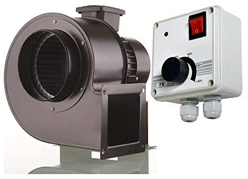 Industriel Ventilateur radial Centrifuge avec 900W variateur de vitesse, Extracteurs Ventilateurs aspiration Ventilation 230 Volt