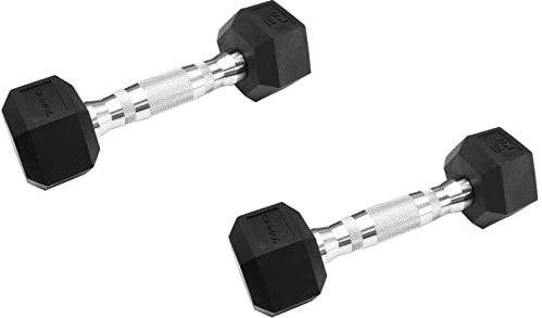 OnWay Poly Premium HEX-Hantel 2er Set schwarz OW1500-2k für Fitness und Krafttraining Hantel in Größe 2 x 2 kg
