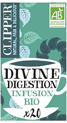 CLIPPER - INFUSION DIVINE DIGESTION BIO 38G - LOT DE 4