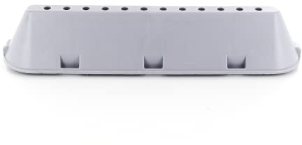 DEKAROX Aube de tambour 225 x 53 x 40 mm 12 trous pour Indesit C00799111 C00268109 Whirlpool Bauknecht 48000799111 482000023096 pour machine à laver et sèche-linge