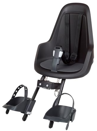 Bobike Go Mini Front-Kindersitz für Fahrrad für Steuerrohr – Sicher, Verstellbar, Bequem und Stylisch für Babys von 9 Monaten bis 3 Jahren, Bis 15kg