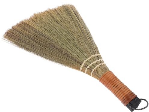 Amosfun Spazzola per Pulizia Multiuso con Manico Corto Attrezzo per Rimuovere Polvere da Scrivania e Superfici Dure Design Elegante e Pratico per Ambienti Domestici e Uffici