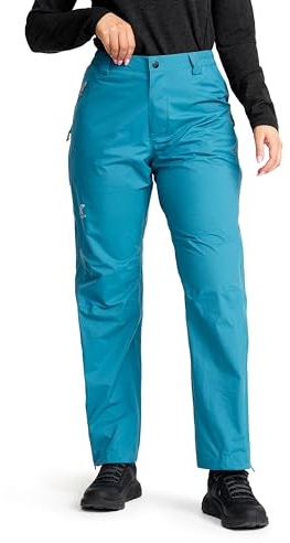 RevolutionRace Arcade 3L Lightweight Pants für Damen, wasserdichte Hose, Packbare Windhose für Wanderungen und Outdoor-Aktivitäten, Saxony Blue, M