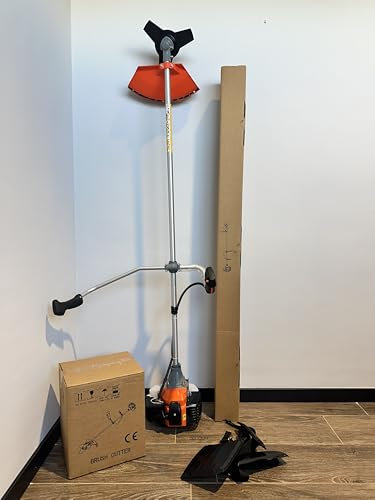 Desbrozadora Gasolina Profesional Multifunción, Modelo CG260 (A). con Mando, 25,4CC, Tanque de 750ml, Cuchilla de 3 Dientes, Carrete, Sistema Antivibración y Cortadora, Motor de 2 Tiempos.