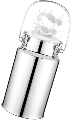 GoHaiDe Edelstahl Luftdichte Milchkanne Versiegelter Eimer mit Deckel Milchkannen mit DREI Verschlussclips und Silikondichtung zum,10L