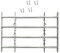 CLALER Fenstergitter mit Schrauben, 600x700-1050 mm, Ausziehbar Einbruchschutz, Verzinkter Stahl