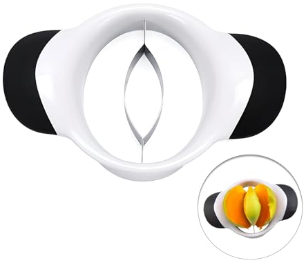 Mango Slicer Peeler Cutter with stainless steel blade removal tool anti-skid handle super large Mango Cutter Divider (Mango Slicer)