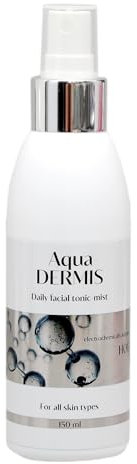 AquaDERMIS Tonic-Mist 150 ml | Tónico Facial en Spray con Ácido Hipocloroso (HOCl) | Bruma Calmante e Hidratante para Piel Sensible, Grasa, con Acné, Rosácea o Irritaciones | Sin Alcohol ni Fragancia