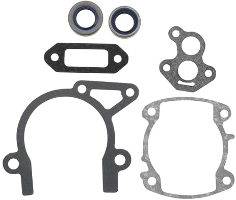 The Lord of the Tools 6Pcs Engine Gasket Exhaust Cylinder Gasket Set with Oil Seal Compatible with Stihl TS410 TS420 TS500i Cut-Off Saw, OEM 4238 007 1003