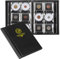 Album porte-capsules pour pièces de monnaie à 36 poches - Livre de collection de pièces de 2,3 x 2,2 pouces avec 6 pages, pochettes d'album de collection pour porte-pièces carrés et ronds CS49BK