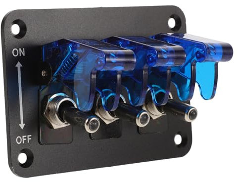 BUGUUYO 12v Interruttore Bilanciere Led Combinazione Posizioni Per Yacht e Barche Facile Installazione Resistente e Multifunzionale