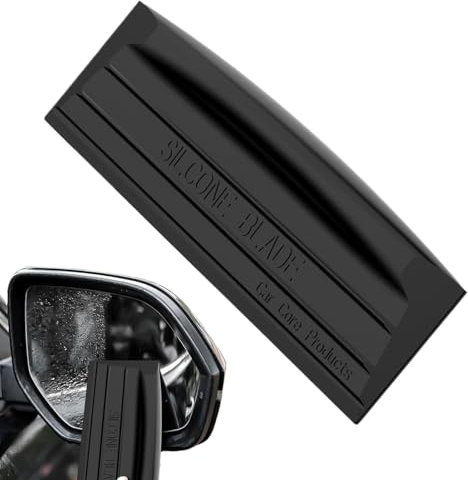 Moxeupon Raclette pour pare-brise - Raclette en silicone - Raclette en silicone pour pare-brise de voiture - Outil flexible et non anti-rayures pour rétroviseur de voiture - Nettoyage de l'eau