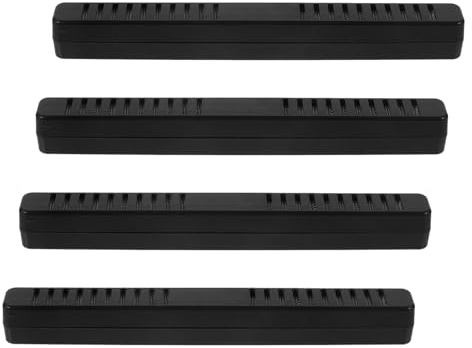 MAGICLULU 4 Pezzi Umidificatore per Sigari Nero in Plastica Controllo Preciso Dell'umidità, Compatibile per Armadietto Sigari e Avventure All'aperto