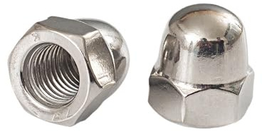 Edelstahl-Kuppelmuttern, 304 Edelstahl Feingewinde Hutmuttern M8-M20 1/2 Stk(M12x1 1pcs)