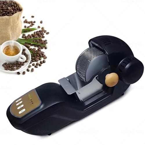 Varmluftsrostare, 1600w Elektrisk Automatisk Kaffebönrostare Med 7-stegs Temperaturkontroll, 300g Kapacitet Liten Kafferostare För Hemmabruk Avtagbar Bönkorg I Rostfritt Stål