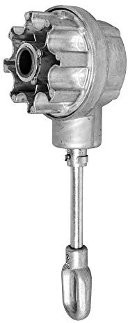 DIWARO.® | Kegelradgetriebe für Markisen | 3:1 | verlängerte Öse | für 78mm Nutrohr | Markisengetriebe