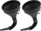 U-BCOO Entonnoir à huile multifonction en plastique avec buse d'extension flexible pour voitures et motos, huile moteur, liquide, diesel, kérosène et essence (2 pièces)