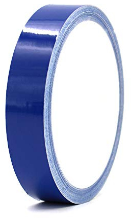 Finest Folia 10 Meter (0,79€/Meter) Zierstreifen Auto Motorrad Boot Modellbau Farbauswahl Dekorstreifen Seitenstreifen Klebestreifen (Königsblau, 15mm Breite)