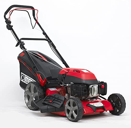MGF G51SHL Petrol Lawn Mower with Traction Cutting Width 51 cm – Surfaces up to 1600 m² – Steel Shell and Side Drain or Collection
