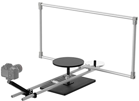 RAUBAY 360-Grad-Spinner (Lite-Version), professioneller Fotografie-Drehteller, Foto-Video-Plattform, drehbarer Kamera-Schieber für kommerzielle Videos, Essensaufnahmen, Produktfotografie, Bullet-Time