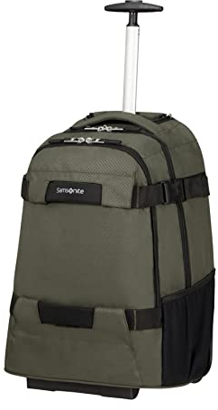 Samsonite Sonora - Laptoprucksack mit Rollen, 55 cm, 30 L, Grün (Sage Green)