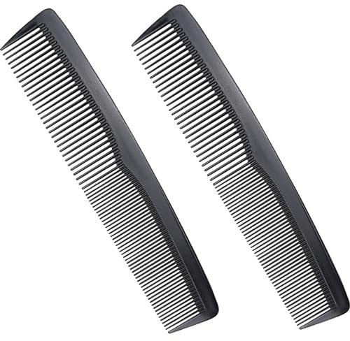 2 Pieces Comb,Wide Tooth Comb,Hair Comb,Combs for Women,Hair Combs for Women,Wide Tooth Comb for Curls,Anti-Static,Wide Tooth Comb + Fine Teeth,18.7 cm
