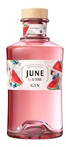 G'Vine June | Watermelon Gin | 700 ml | 37,5 % vol. | fruchtig und süßer Charakter | Premium Gin | Wassermelone mit Noten von Wacholder und Zitrus