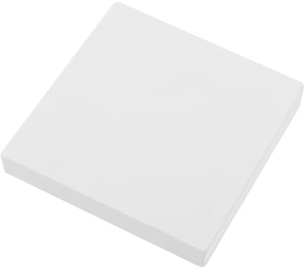JEWEDECO Base De Yeso Para Cerámica Artesanal y Escultura, Cuadrada 10x10x1.6 Cm, Herramienta Para Estudiantes, Placa Para Manualidades y Secado De Arcilla, Uso Educativo y Creativo En Clases De Arte