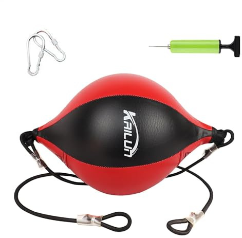 Pelota de Boxeo de Cuerda elástica - Saco de Boxeo de Velocidad, de Boxeo de Puerta | Saco de Boxeo con Guantes de Velocidad y Velocidad de Plataforma, Resistente de Boxeo portátil ajustab