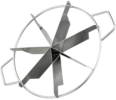 Cheesecake Cutter, Stainless Steel Cake Cutter, for Even Slices, Non-Stick Round Confectioner, Cheese Pizza Cutting Tool with Side Handles for Precise and Even Division