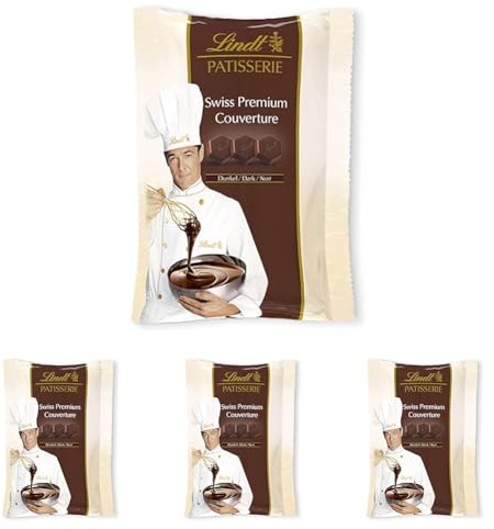 Lindt - Sachet Pistoles PATISSERIE - Chocolat Noir pour Cuisiner, 500g