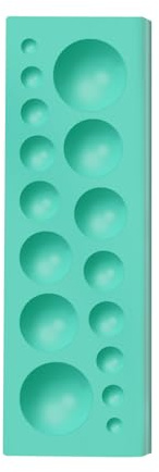 Moules de chocolat ronds, moule à billes en silicone - Pack de 2 moules de silicone à demi-sphère - Outil réutilisable des logiciels de cuisson, fournitures de bonbons, décoration de gâteaux à bulles