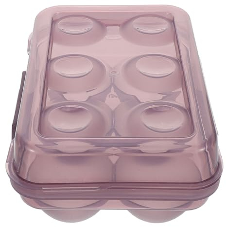 DOITOOL Boîte à Œufs Transparente pour Réfrigérateur Compartiments Plastique pour Camping et Pique-