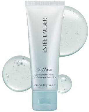 Estée Lauder DayWear Glow Boost Jelly Cleanser | Pore Minimizing Gel Face Wash with Algae Extract, Cucumber, Caffeine, 1.7 Fl Oz