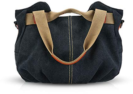 NICOLE & DORIS Canvas Tasche Damen Tragetaschen für Damen Schultertaschen Umhängetasche Leinwand Handtasche Mädchen
