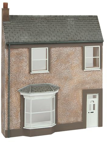 Bachmann 44-0203 Scenecraft Low Relief Pebble Dash Terrace House(Pre-Built)
