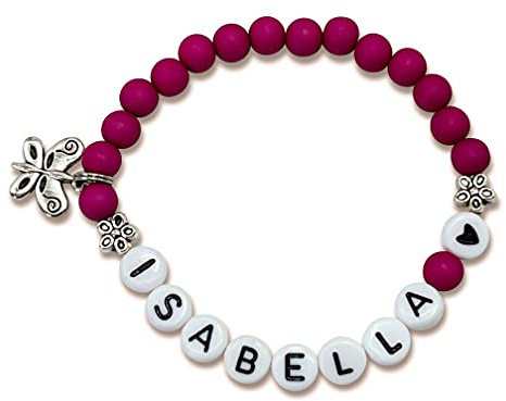 Handgefertigtes Acryl Armband Handmade - liebevoll angefertigt - einzigartiger Schmuck für Damen Mädchen Jungen - zauberhafte Geschenkidee - viele Farben personalisierbar