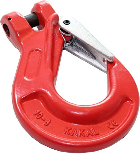 Gabelkopfhaken GK8 WLL 3150 Kg für 10mm Kette nach 818-2 Zurrkette Kettenhaken Forsthaken Sicherheitshaken Lasthaken für Anschlagkette Forstkette